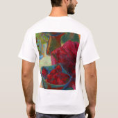 T-shirt Téléchargez votre oeuvre | Tourner la peinture per (Dos)
