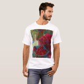 T-shirt Téléchargez votre oeuvre | Tourner la peinture per (Devant entier)