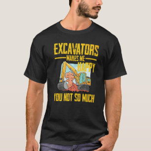 T-shirt Télécommande de pelleteuse pour opérateur de machi