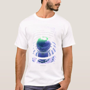 T-shirt Télécommunication mondiale, ordinateur conceptue