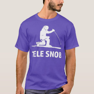 T-shirt Telemark Skiing Snob