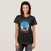 T-shirt Téléphérique De Ski De Glace Faites-Vous Même Asce (Devant entier)
