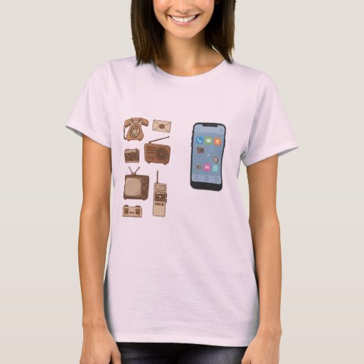 T-shirt téléphone (Devant)