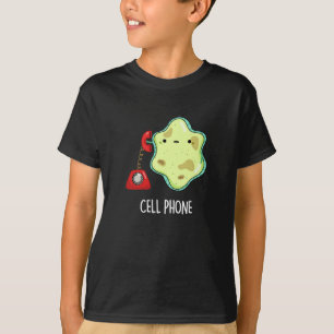 T-shirt Téléphone cellulaire drôle Biologie Science Pun Da