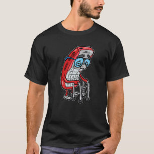 T-shirt téléphone cellulaire Technologie Boomer grand-père