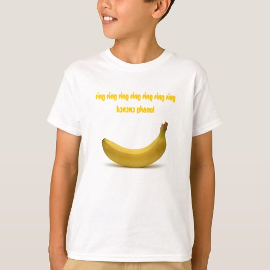 T-shirt téléphone de banane (Devant)