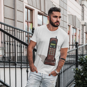T-shirt Téléphone sans fil rétro Vintage 90s