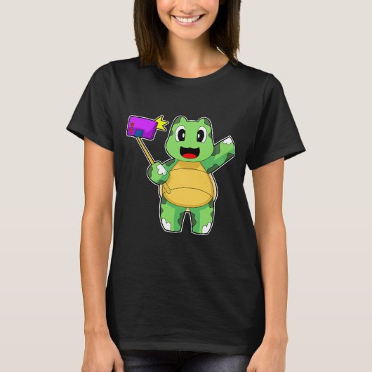 T-shirt Téléphone Tortue (Devant)