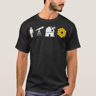 T-shirt Télescope Fan Constellations Galaxie Astronomie