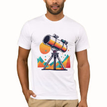 Télescope géométrique rétro - vintage rétro