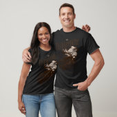 T-shirt Télescope Poisson Rouge (Unisexe)