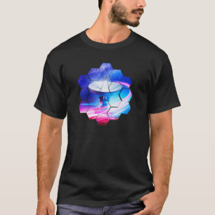 T-shirt Télescope radio VLA : Lumière néon