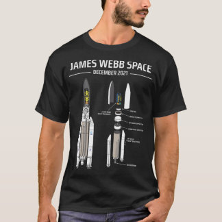 T-shirt Télescope spatial James Webb - JWST (1)