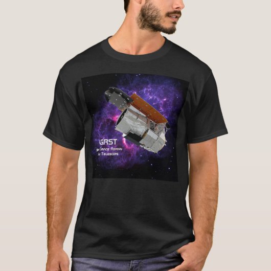 T-shirt Télescope spatial romain Nancy Grace (Devant)