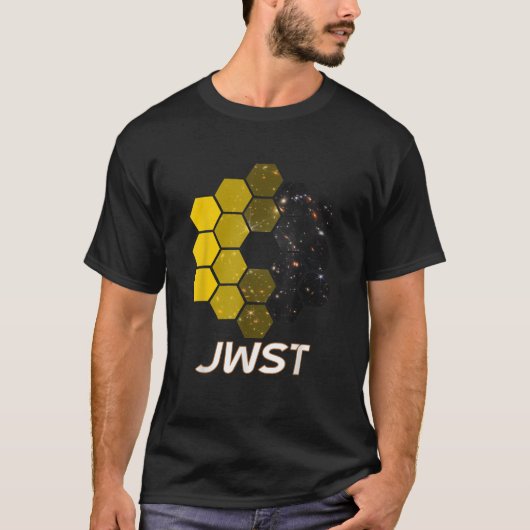 T-shirt Télescope spatial Webb Miroirs Premier champ profo (Devant)