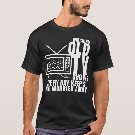 T-shirt Television 90s 80s RetroV funny (Devant)