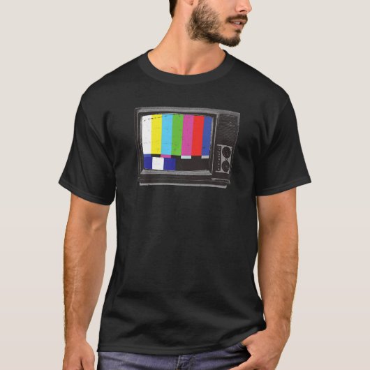 T-shirt Télévision Retro (Devant)