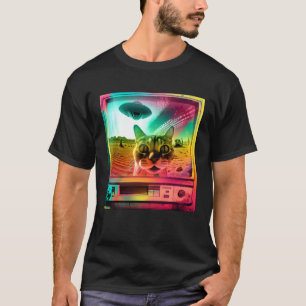 T-shirt Télévision rétro Weirdcore 80s 90s esthétique de c