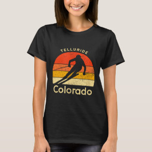 T-shirt Télévision vintage ski telluride colorado montagne