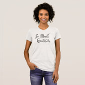 T-shirt Tellement de gratitude Typographie de script moder (Devant entier)