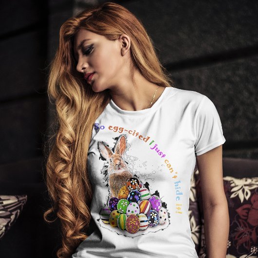 T-shirt Tellement excité, je ne peux pas le cacher !