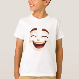 T-shirt Tellement heureux – grande face d'emoji riant
