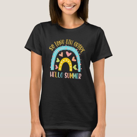 T-shirt TELLEMENT LONG 8E CM HELLO ÉTUDIANT ÉTÉ Sch (Devant)