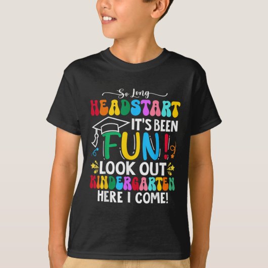 T-shirt Tellement long Headstart Graduation 2025 jardin d' (Devant)