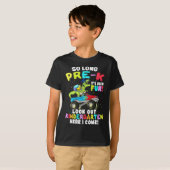 T-shirt Tellement Long Pré-K Graduation T Rex Dinosaur Cla (Devant entier)
