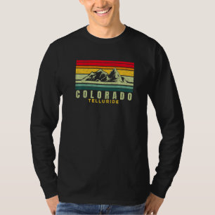 T-shirt Telluride Colorado Coucher de soleil Montagnes Roc