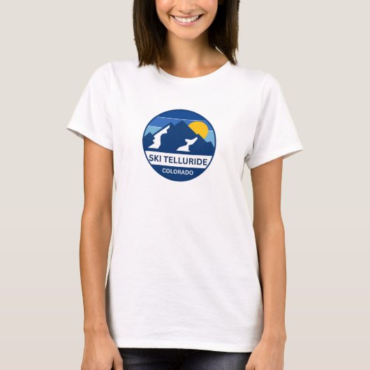 T-shirt Telluride Ski Colorado (Devant)