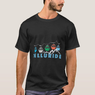 T-shirt Telluride Ski Mountain Gondola Telluride Colorado