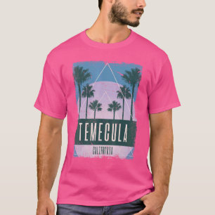 T-shirt Temecula Californie CA Vaporwave Rétro Vintage Ann