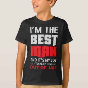 T-shirt Témoignage de mariage Marié Drôle de Bachelor Part
