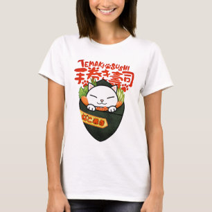 T-shirt Tempaki Sushi Cat