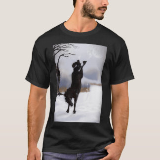 T-shirt Temper Black Horseys