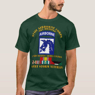 T-shirt Tempête centrale du désert du XVIIIe corps Vétérin