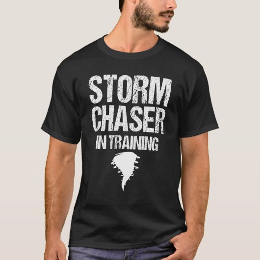 T-shirt Tempête Chaser Chasse Météo ouragan Tornado Twi (Devant)
