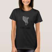 T-shirt Tempête Chaser Météorologue Tornado Hunter (Devant)