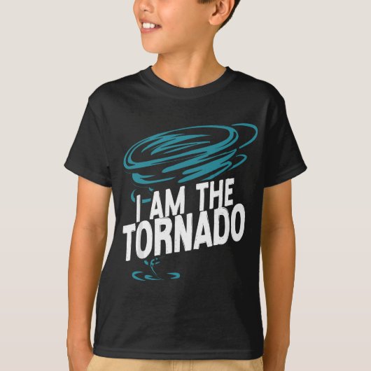 T-shirt Tempête Chaser Ouragan Météorologie Tornade Je Sui (Devant)
