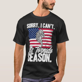 T-shirt Tempête Chaser ouragan Météorologie Tornado Saison