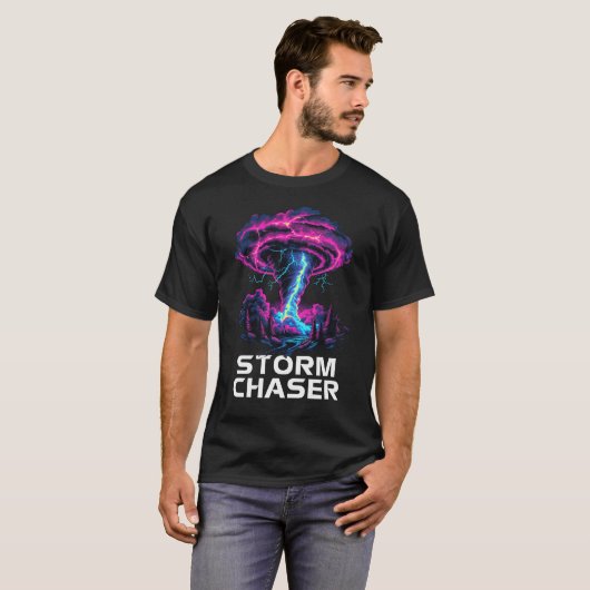 T-shirt Tempête Chasing Tornado Chaser Météorologiste Mete (Devant entier)