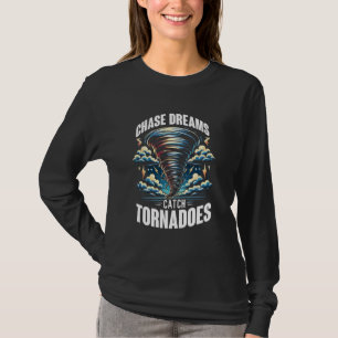 T-shirt Tempête Chasing Tornado Chaser Météorologue Retro