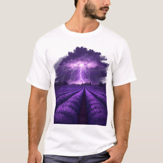 T-shirt Tempête de lavande