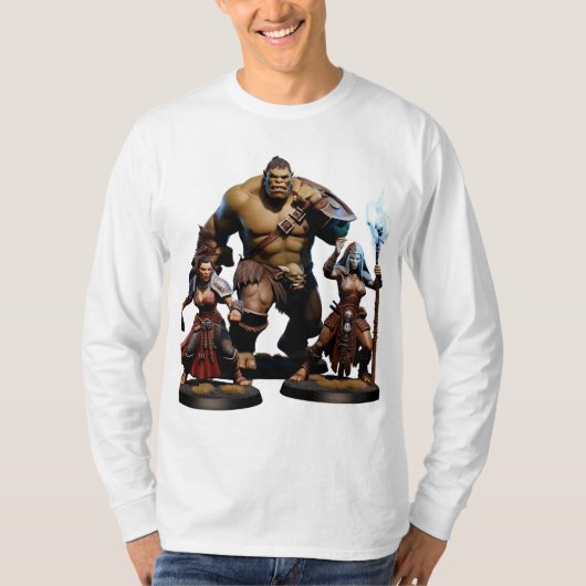 T-shirt Tempête des Orcs : Charge du parti de raid (Devant)