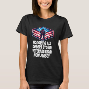 T-shirt Tempête du désert Honorer les vétérans de la tempê
