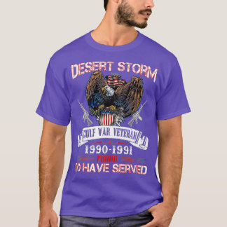 T-shirt Tempête du désert Vétérinaire Fierté Perse Service