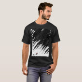 T-shirt Tempête géométrique (Devant entier)