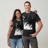 T-shirt Tempête géométrique (Unisexe)