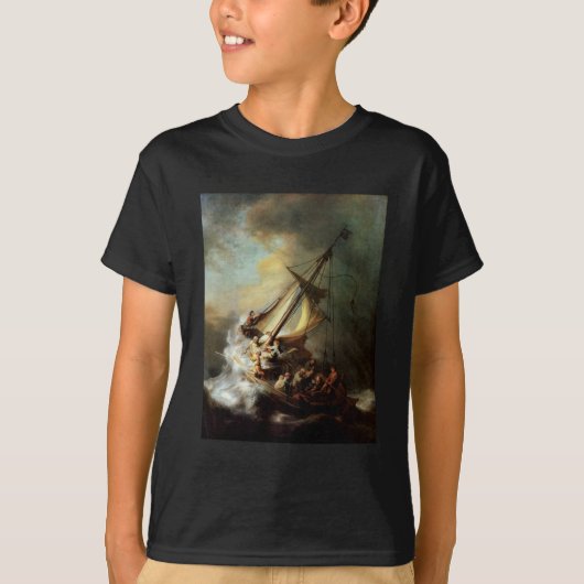 T-shirt Tempête sur la mer de la Galilée (Devant)